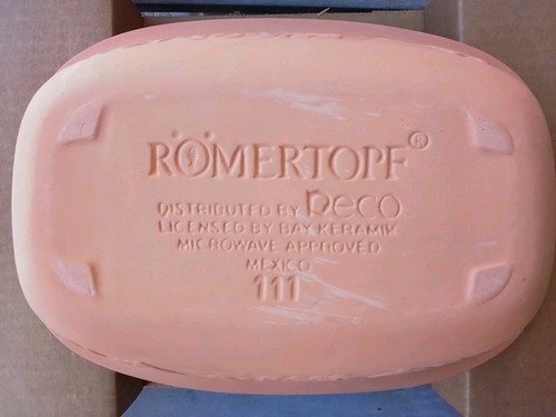 Romertopf Clay Baker Terracotta Covered Cooker Bowl And Lid Model 111 Read Descr - Picture 11 of 19