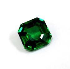 Colombia Green Natural Emerald 5-7 Ct Asscher Cut Loose Gemstone Certified