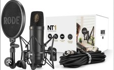RØDE NT1 Kit di registrazione completo, Microfono con supporto shock, popshield