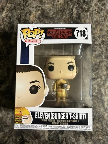 Funko POP! Eleven Burger T-Shirt 718 Tv Netflix Stranger Things