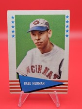 1961 Fleer Baseball Greats (F418-3) #114 Babe Herman