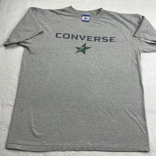 Converse, Converse Vintage Gray Single Stitch T-shirt 1990's Men's size XL