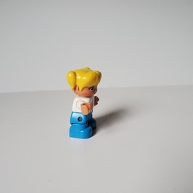 Duplo Lego My First Food Truck Blonde Girl With Butterfly On Shirt Blue Pants
