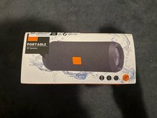 TG117 Portable Bluetooth Speaker Black Stereo BT Speakers + Microphone 3-4 Hour