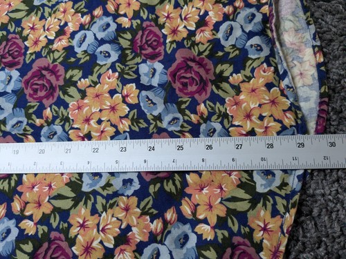 Vintage Bechamel Outfit Damen 3x Blumenmuster Hemd & Hose Knopfleiste Übergröße - Bild 9 von 10