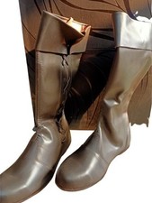 Handmade Medieval Leather Boots Authentic Viking Renaissance Fair Footwear