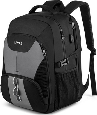 Rucksack 50L Laptop Tasche mit USB Diebstahlschutz Business Reise Schule Daypack