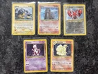 5x Lot Pokemon Neo Revelation Base Set DMG Creases Entei Raikou Scizor Mewtwo