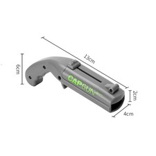 Apribottiglia a forma di pistola per bottiglia di birra Cavatappi