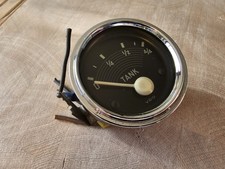 Fuel Gauge Vdo Chrome Original Additional Instrument Vintage 1961 Rare Rarity Vw