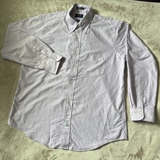 Gant Oxford Club Men's light purple Button Down Shirt Long Sleeve size 16.5-33