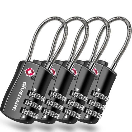 TSA Approved Luggage Locks With Keys For Travel