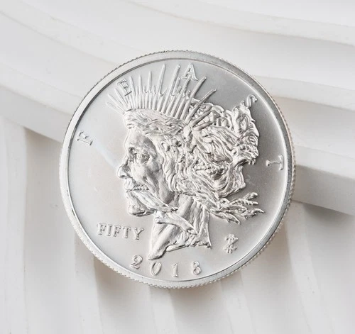 2018 Zombucks "FEAST" Currency of the Apocalypse 1 oz .999 Silver Round - 1230B