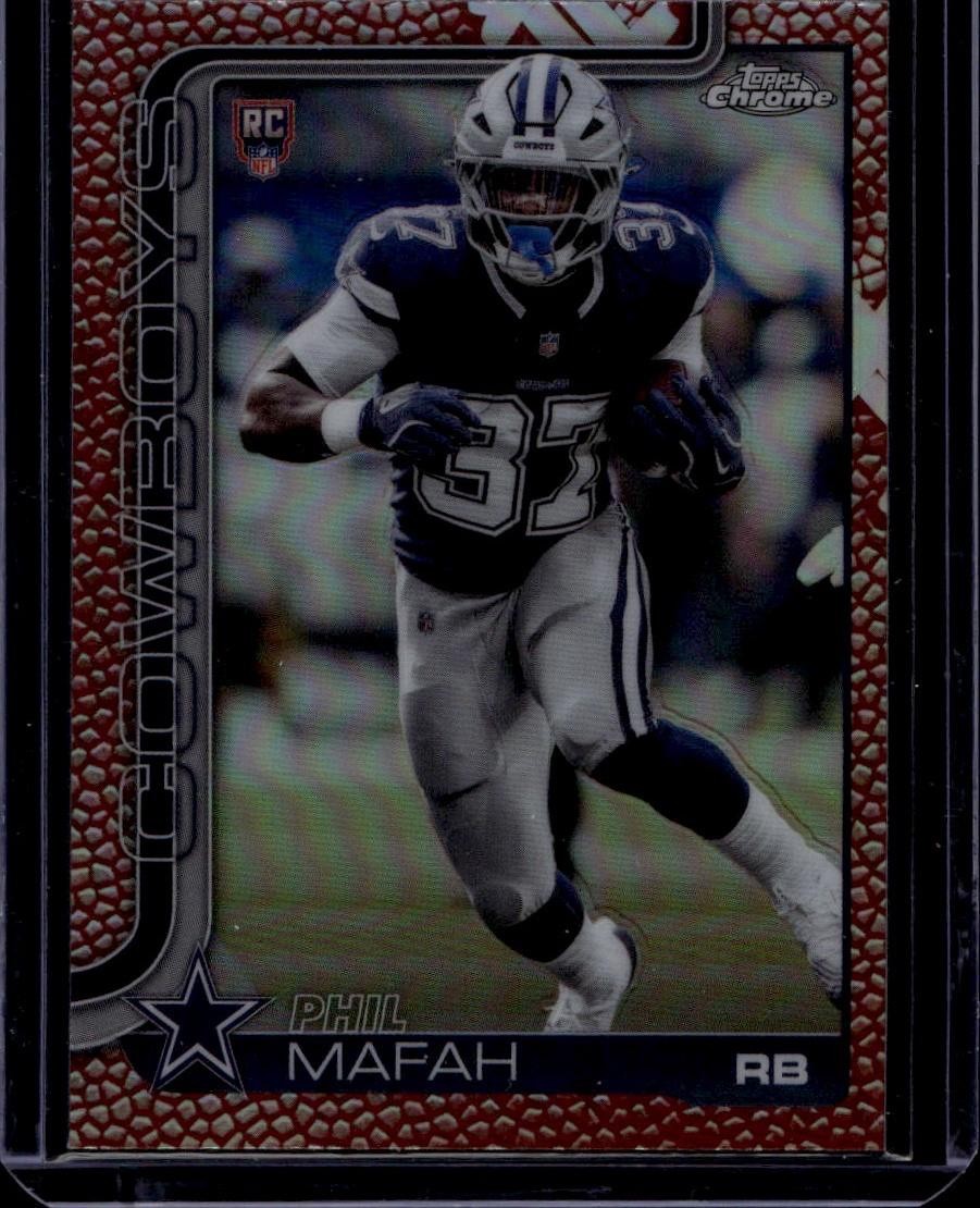 2025 Topps Chrome #310 Phil Mafah Football Leather Refractor