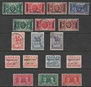 British Colonies 1935 Jubilee Used Sets Tangier, Australia, NZ Etc VF CV $124.45