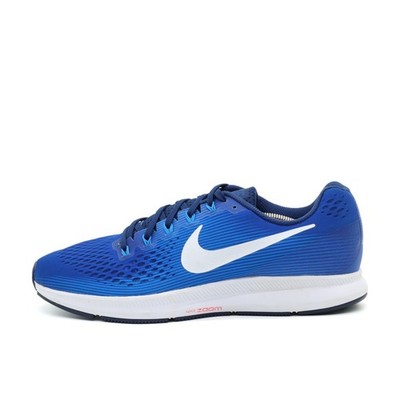 Nike Herren Air Zoom Pegasus 34 Sneaker Blau Mesh Atmungsaktiv Laufschuh EU 46