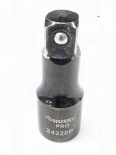 Husky Pro Black Chrome 2.5" Long 1/2" Drive Socket Extension 24220P