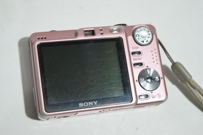 Sony Cyber-shot DSC-W55 7.2MP 3x Optical Zoom Digital Camera PINK