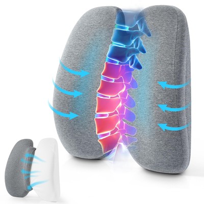 Lumbar Support Pillow for Office Chair Back Support Pillows for Car, Computer...