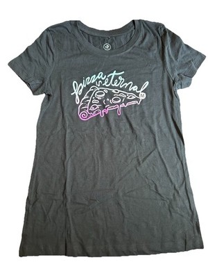 Mellow Mushroom Graphic T Women s Medium, Pizza Is Eternal