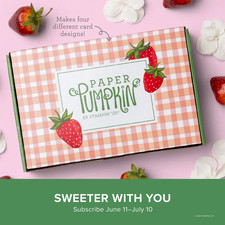 Sweeter With You Stampin' Up Paper Pumpkin May 2025 Sealed Kit