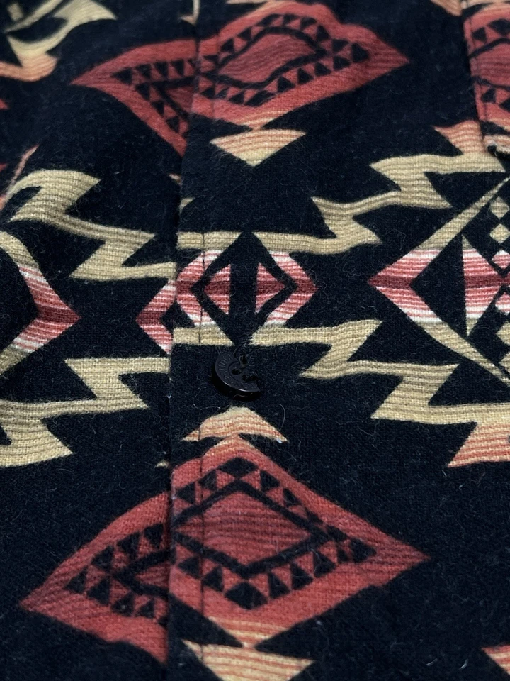 Camisa Pendleton Woolen Mills Abotonada Para Hombre L Tribal Azteca Suroeste RARA Foto 4 de 4