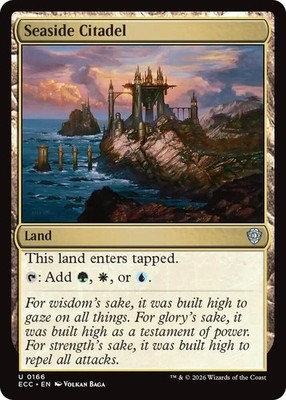 Seaside Citadel Commander: Lorwyn Eclipsed (0166) (U) NM Land