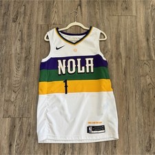 Nike NBA New Orleans Pelicans Williamson 1 Swingman Jersey  City  Size 48 or L