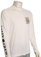 Salty Crew Ink Slinger LS Surf Shirt - White - New