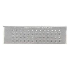Wire Drawplate, 52 Round Hole 0.26-4.10mm Tungsten Carbide Draw Plate, Rolling M