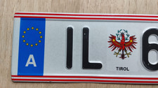 Nummernschild &Ouml;sterreich Tirol Innsbruck
