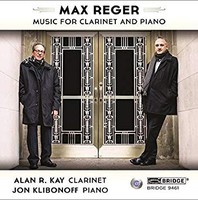 Alan R. Kay - Max Reger Music For Clarinet And Piano - CD - K4Z