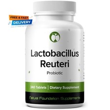 Lactobacillus Reuteri Probiotic Supplement 240 Tablets 3 Billion CFU Probiotics.