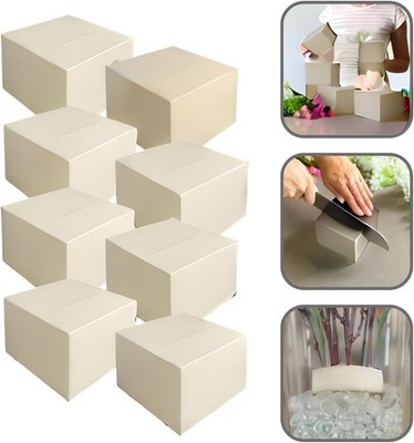 XCEL Floral Foam Block Unlike Any Other - 4'' x x 3'', Cream 