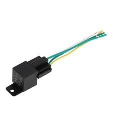 4 Pins 12V 40A Auto Relay with Plastic Hanging Hole with Harness Socket