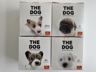THE DOG Artlist Collection Set of 4 Pillow Cushion HK McDonalds