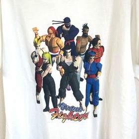 Sega Saturn Virtua Fighter T-Shirt L/LL Cotton New Unused