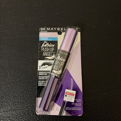 New Maybelline The Falsies Push Up Angel Waterproof Mascara #504 Very Black