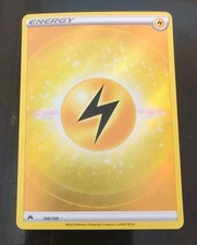 shiny electric energy pokemon card Lightning Energy [Holo] #155 Prices | Pokemon Crown Zenith
