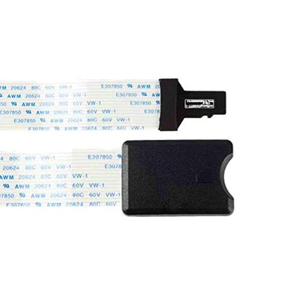 Micro SD/TF to TF/Micro SD Card Extension Cable Adapter Flexible Extender for...