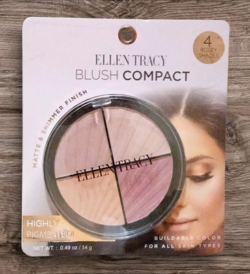 ELLEN TRACY Blush Compact Matte & Shimmer Finish / Highly Pigmented