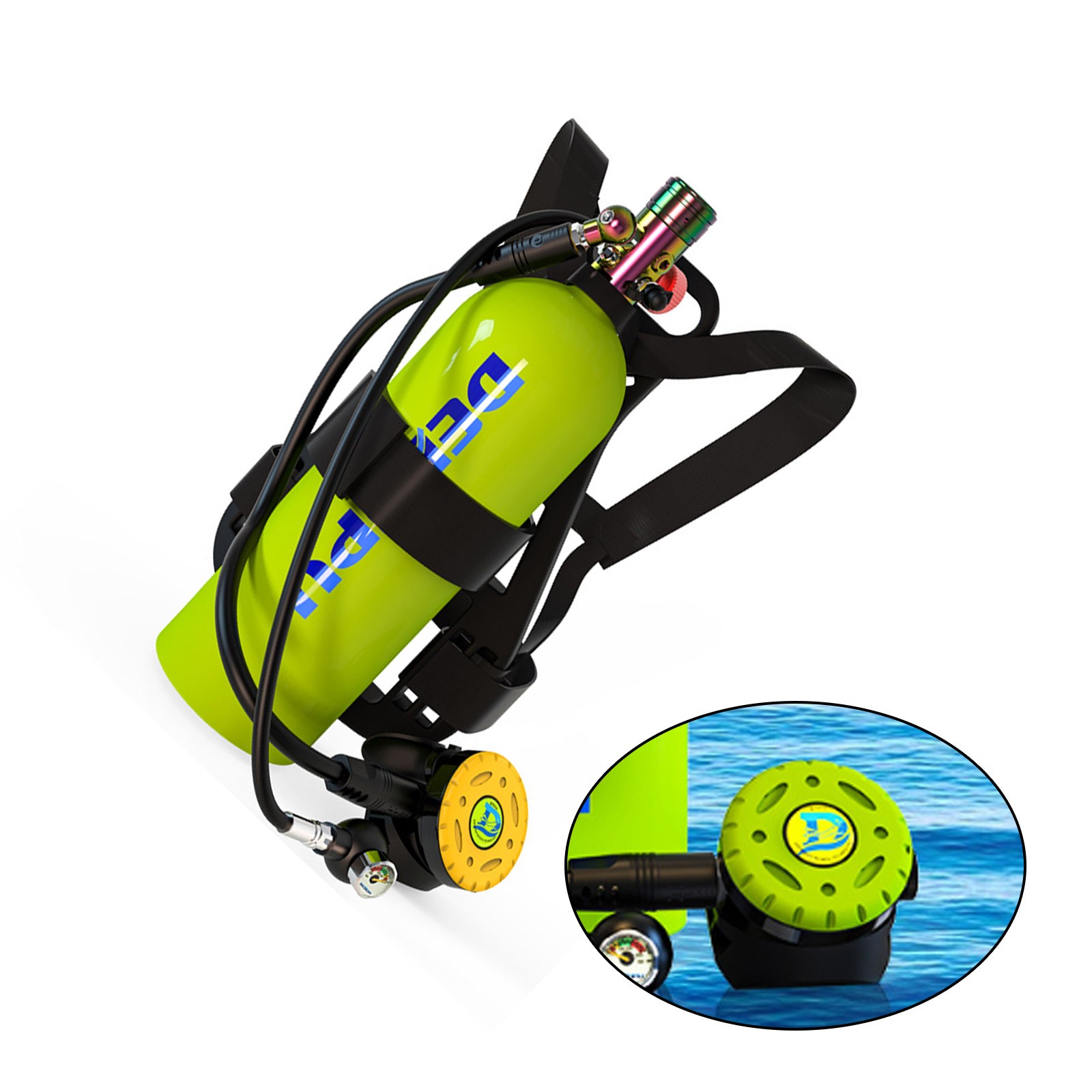 Mini Scuba Diving Tank Portable Oxygen Tank for Diving and Snorkeling