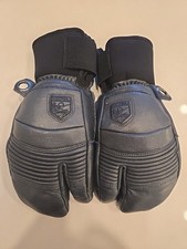 Hestra Fall Line 3 Finger Mitt Size 6 Grey Black Skiing Snowboarding Mittens