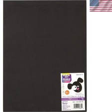 Extra Thick Black Foam Sheet 9x12 Inches - Ideal for Crafting Projects