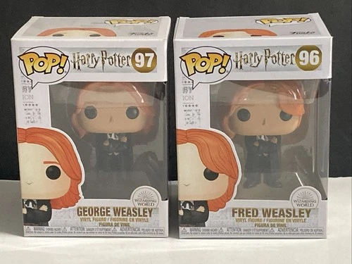 Funko Pop Harry Potter Fred Weasley #96~ George Weasley #97 ~ Lot of 2