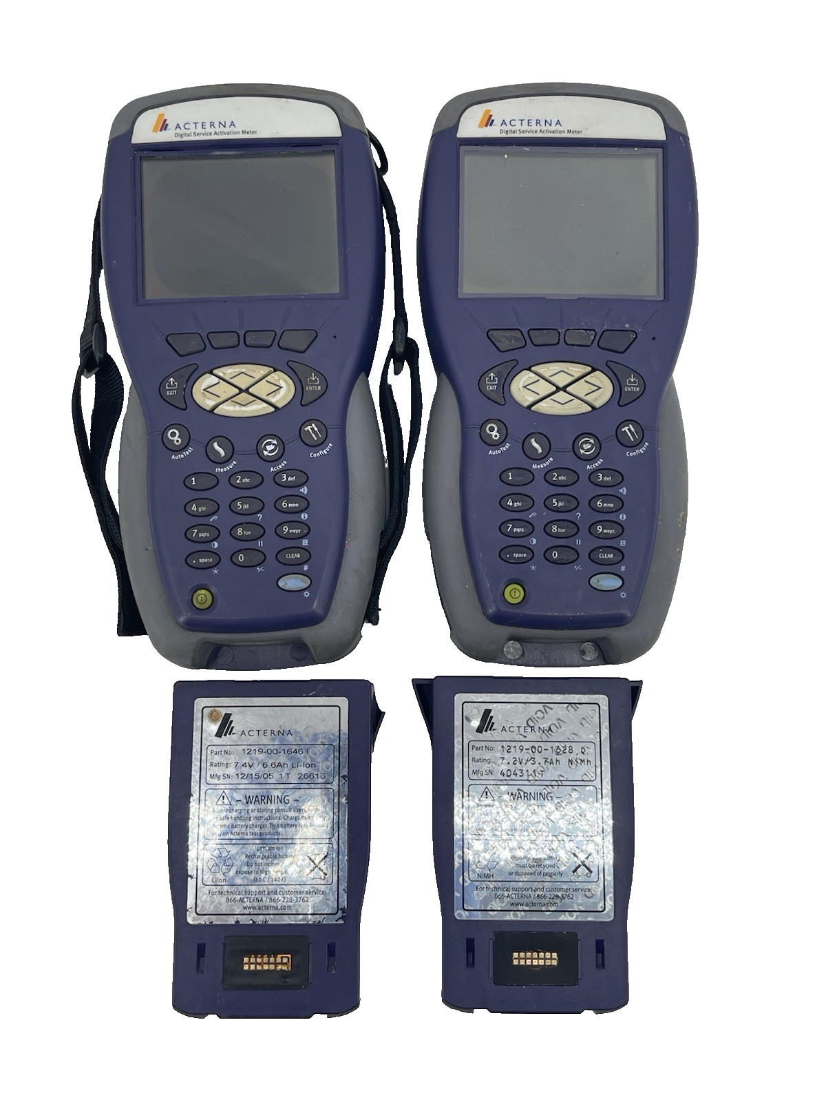 Lot of 2 Acterna Digital Service Activation Meters As Is