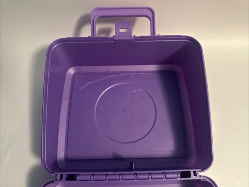 Vintage 1996 The Big Comfy Couch purple lunchbox Thermos set Aladdin RARE HTF - Picture 6 of 21