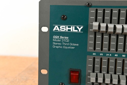 Ashly GQX-3102 2-Channel 31-Band Graphic Equalizer CG01SFG - Picture 5 of 13
