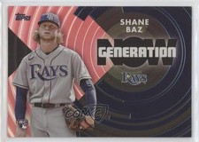 2022 Topps Series 2 Generation Now Red 9/10 Shane Baz #GN-53 9v7