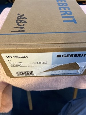 Geberit TurnControl 17''-24'' Plastic Tub Waste w/33'' Cable less Trim 151.508.00.1